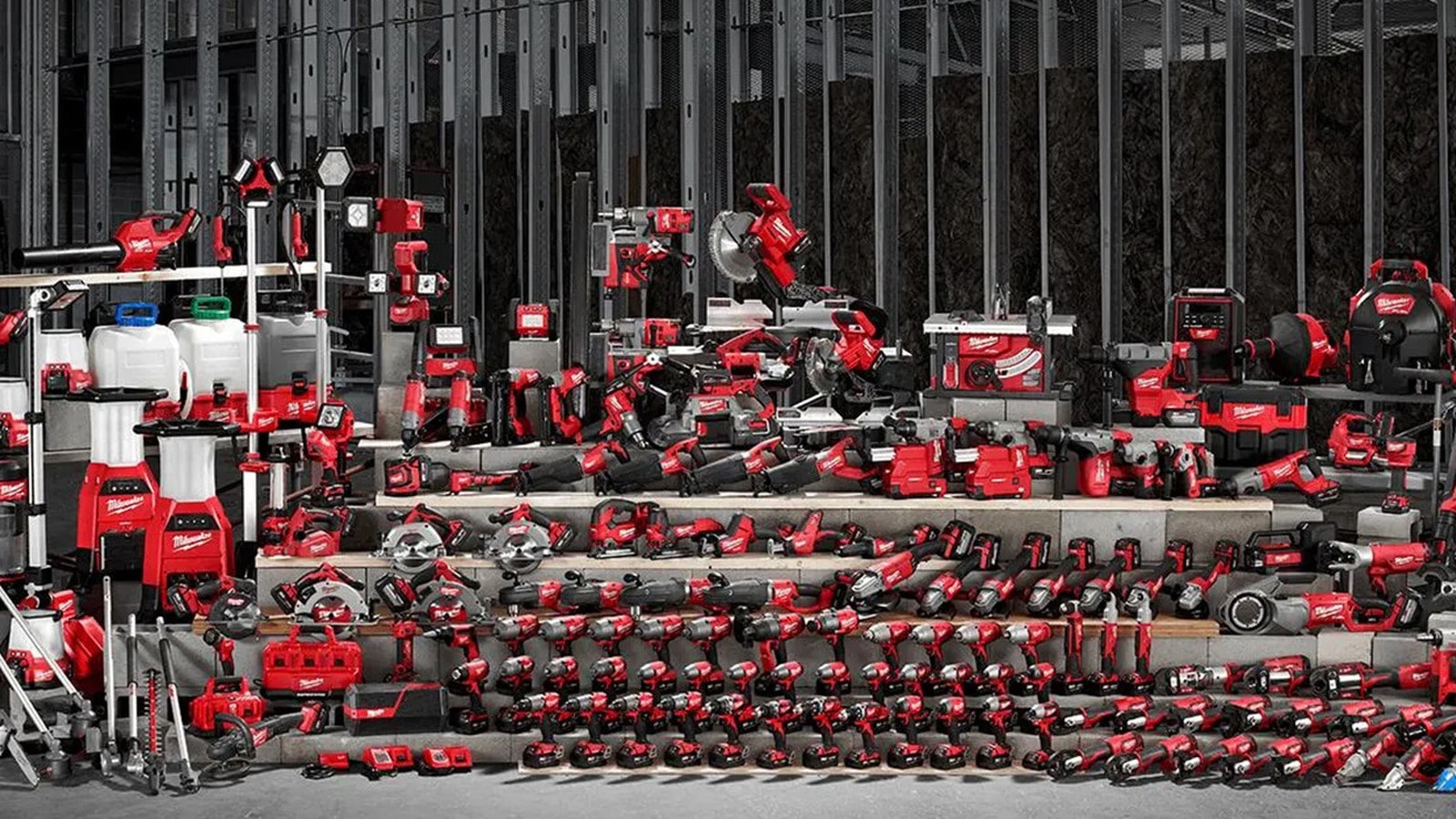Utvalg av Milwaukee M18-verktøy